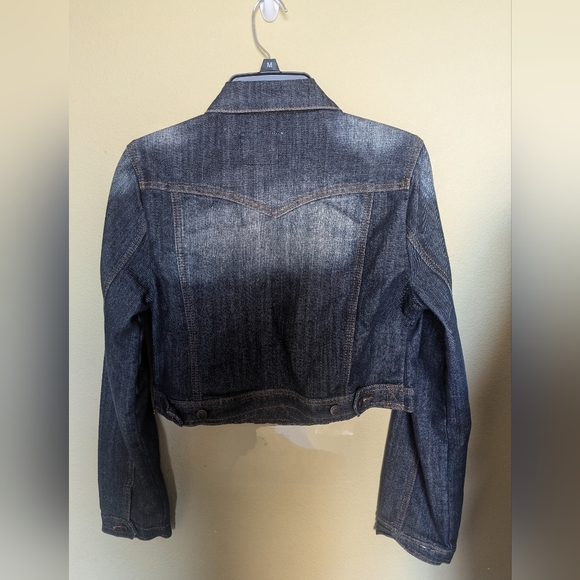 Hot Kiss Large Denim & Lace Jacket - Picture 3 of 6